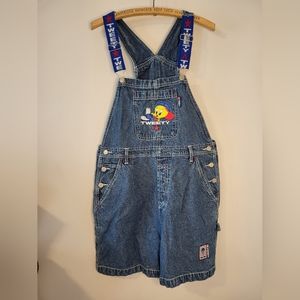 Tweety Bird Vintage/y2k Denim Overalls